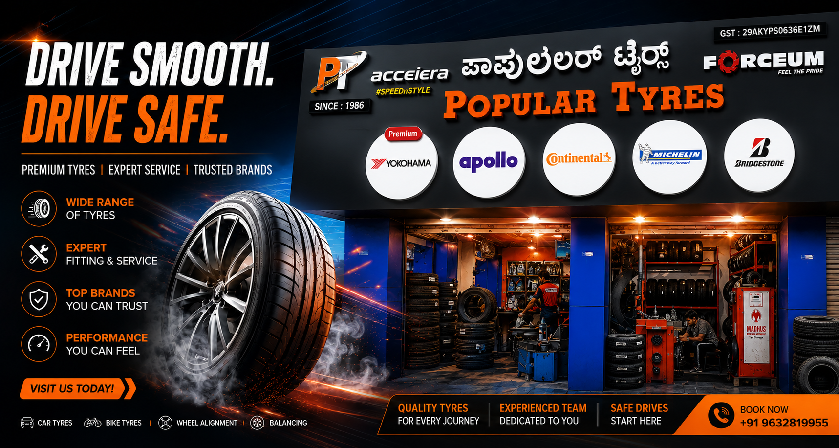 Popular Tyres - Premium Tyres & Wheel Services